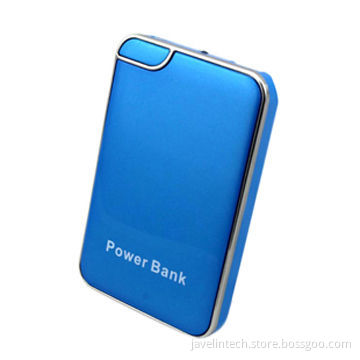 JP-S05 5000mAh Li-polymber Battery Power Bank 2 Times Charging for iPhone 5s with 5 Colors LED Torch